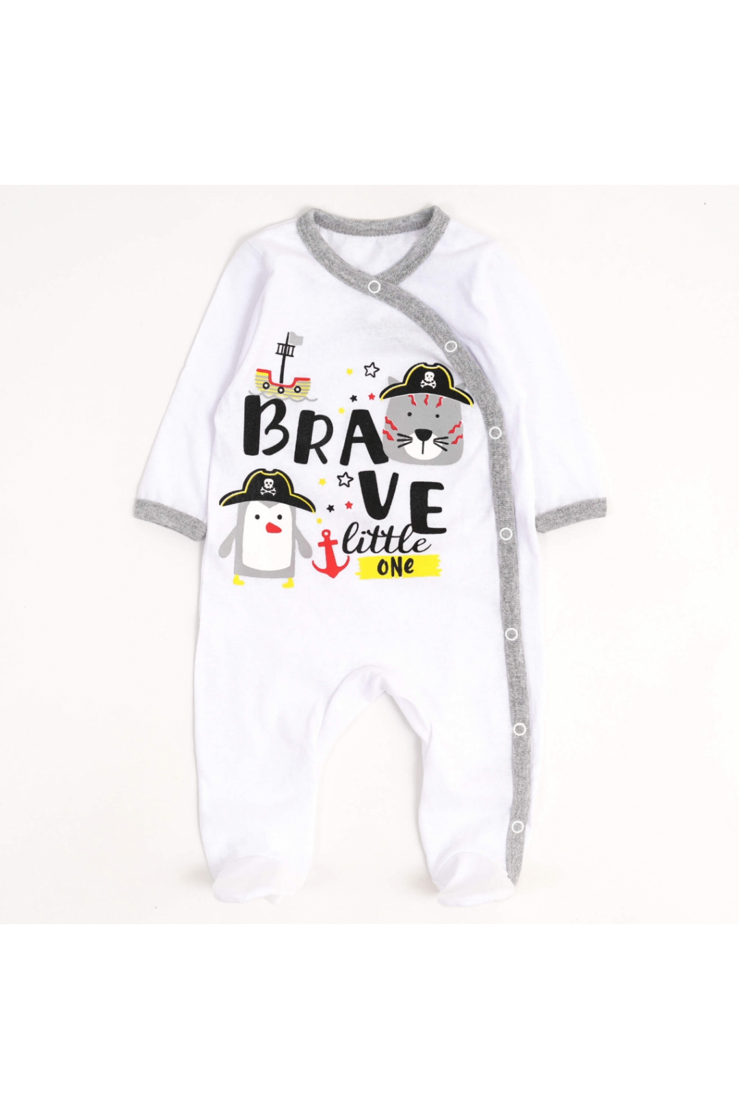Чоловічок для малят Хоробрий малятко білий кулір
