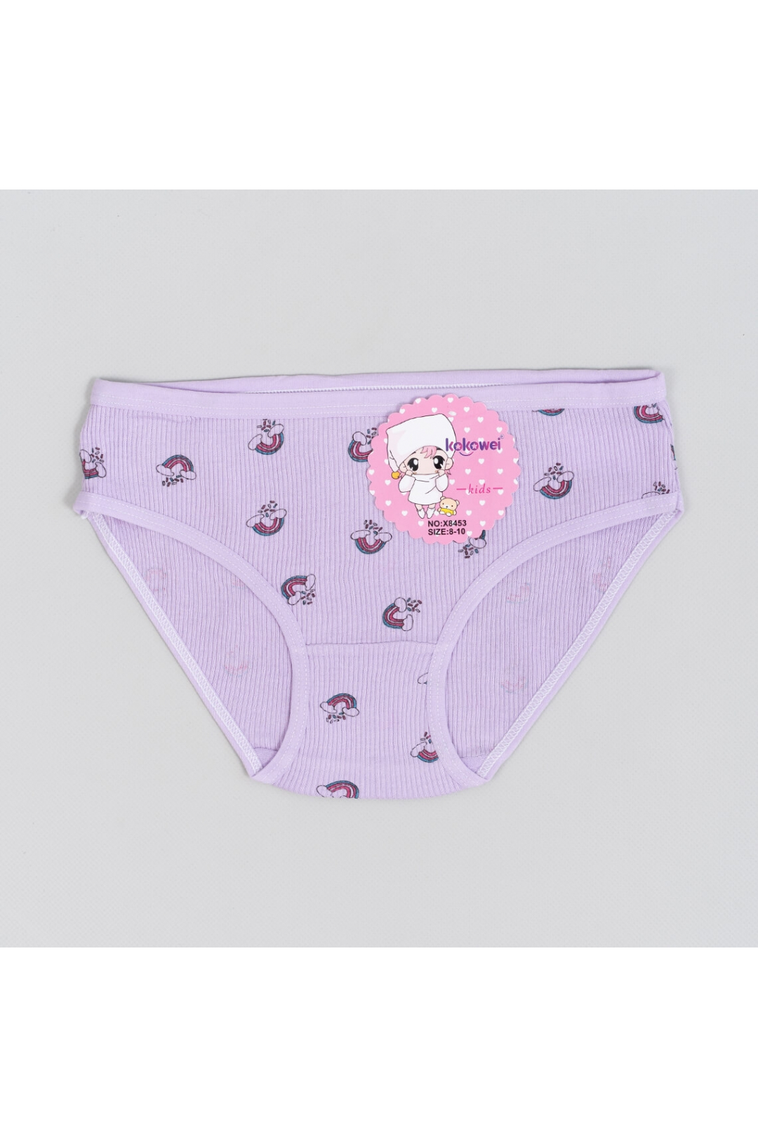 Трусики для дівчинки бузковий рубчик-преміум