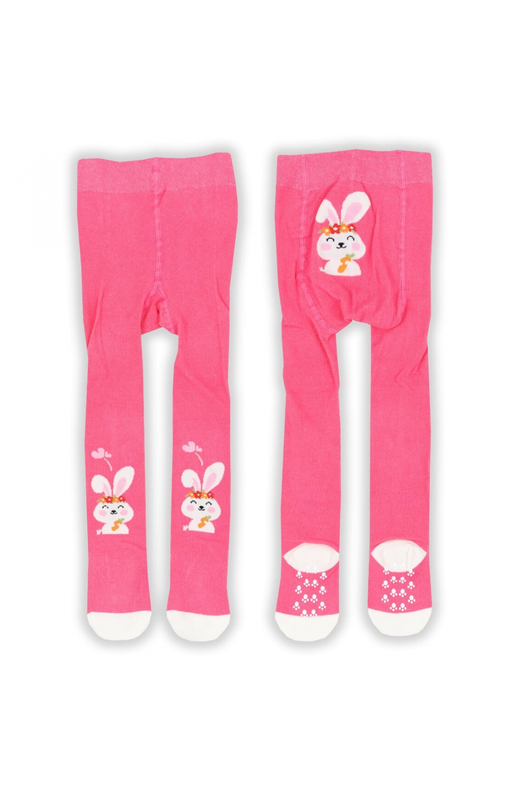 Колготки під памперс для дівчинки фуксія бавовна