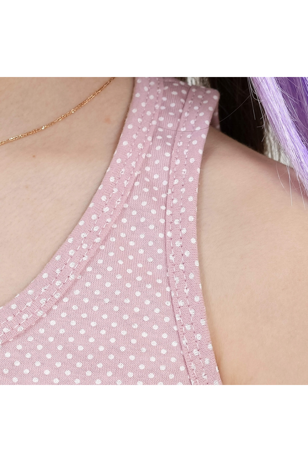 Комплект білизни  для дівчинки в горошок рожевий кулір