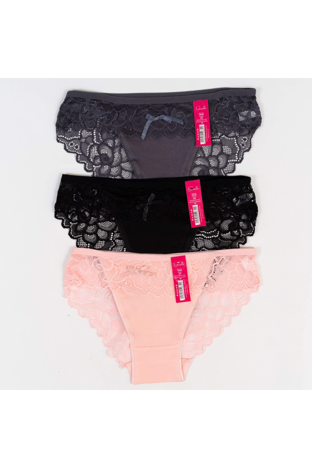 Труси жіночі чорний еластан