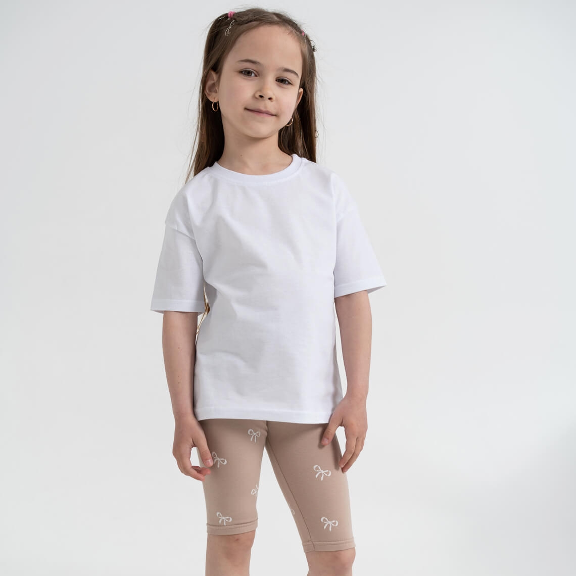 Велосипедки для дівчинки бежевий фулікра