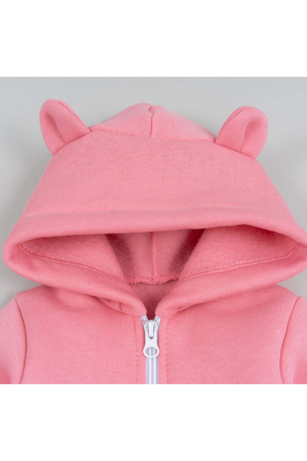 Комбінезон для малят запорошена троянда тринитка на флісі