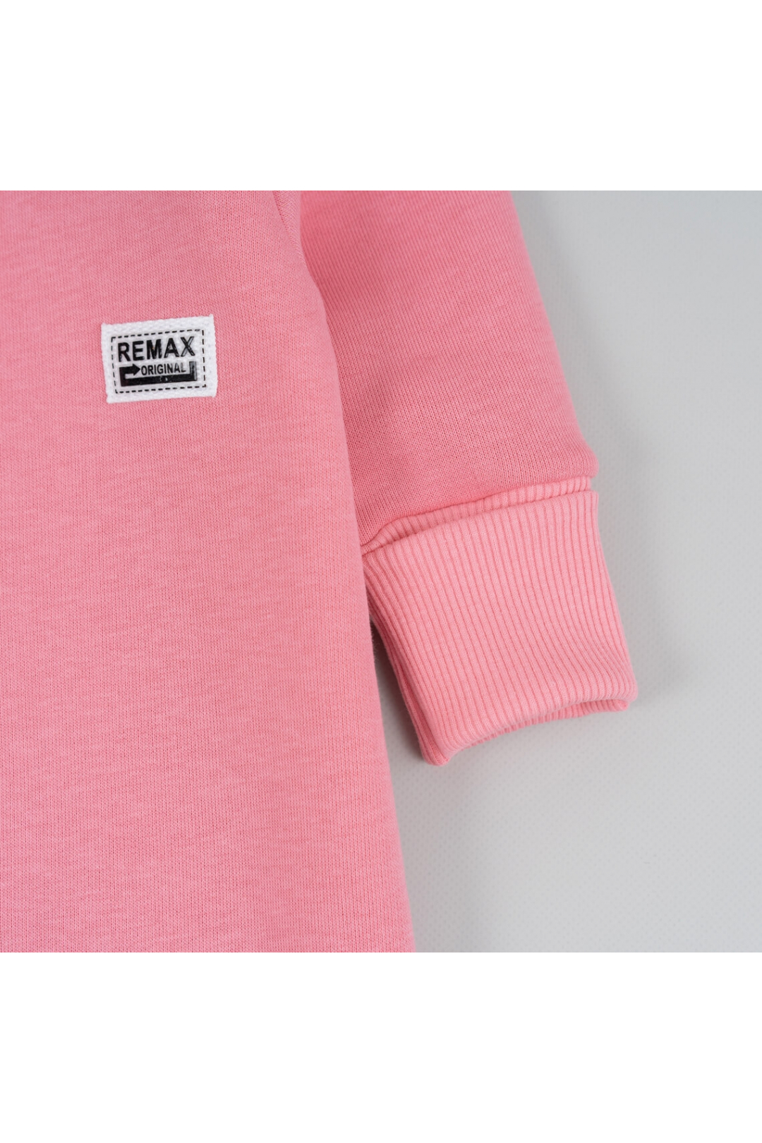 Комбінезон для малят запорошена троянда тринитка на флісі