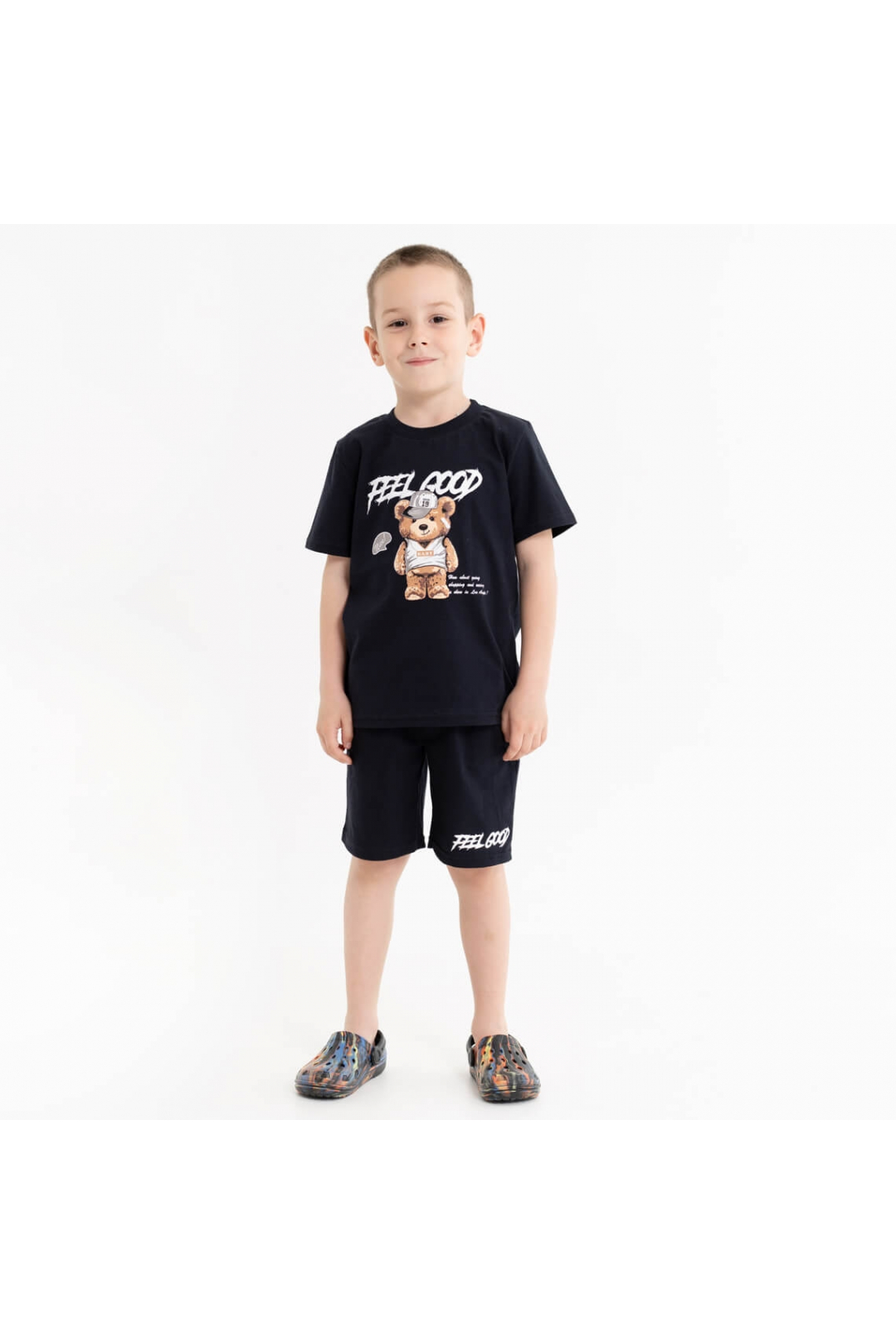 Костюм  для хлопчика темно синій кулір