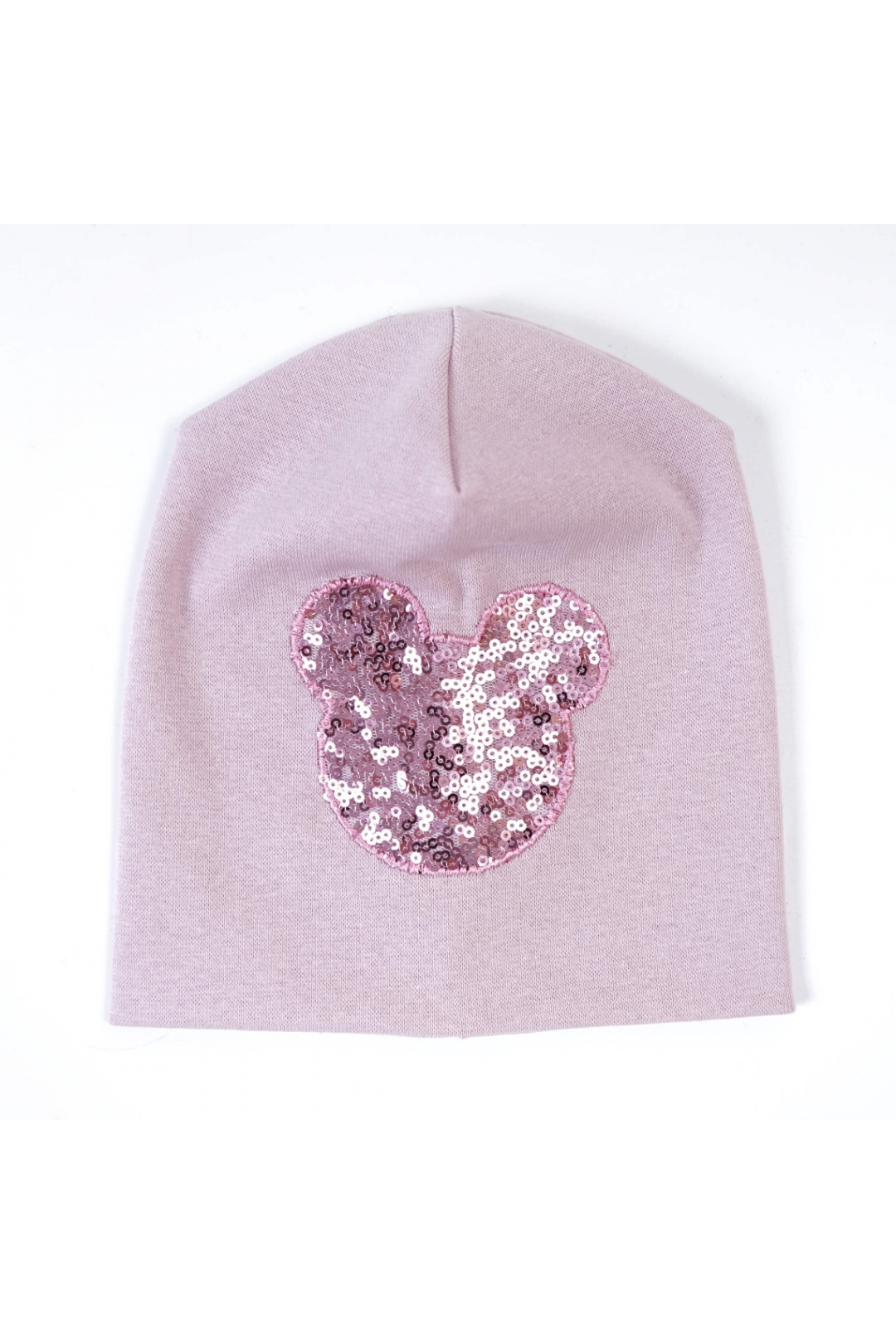 Шапка для дівчинки ліловий стрейч