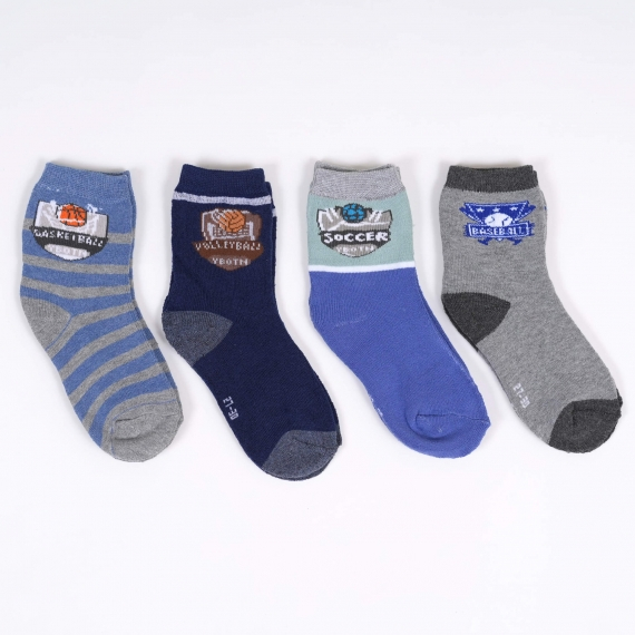 Шкарпетки для хлопчиків синій махра