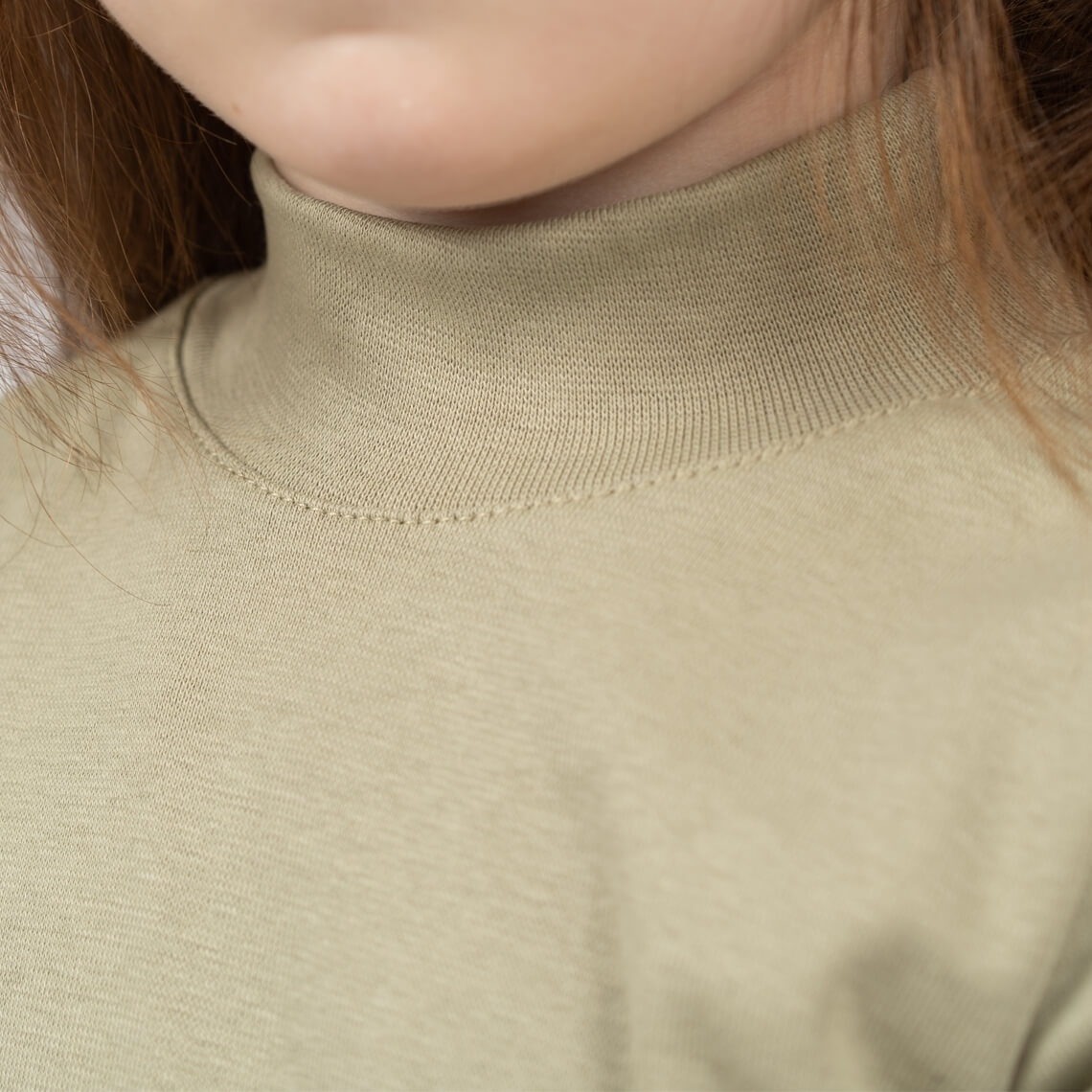 Гольф дитячий світлий оліва стретч