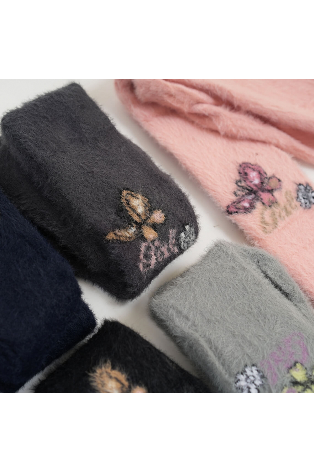 Колготки для дівчинки пухнасті бордо в'язка