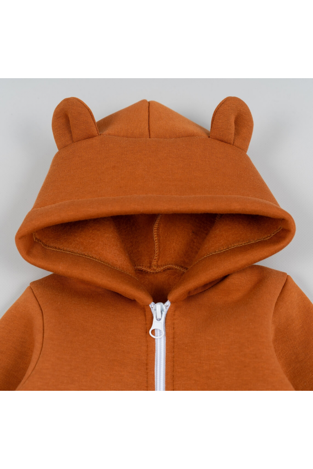 Комбінезон для малят карамель тринитка на флісі