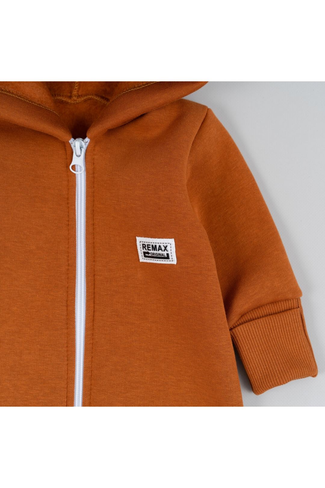 Комбінезон для малят карамель тринитка на флісі