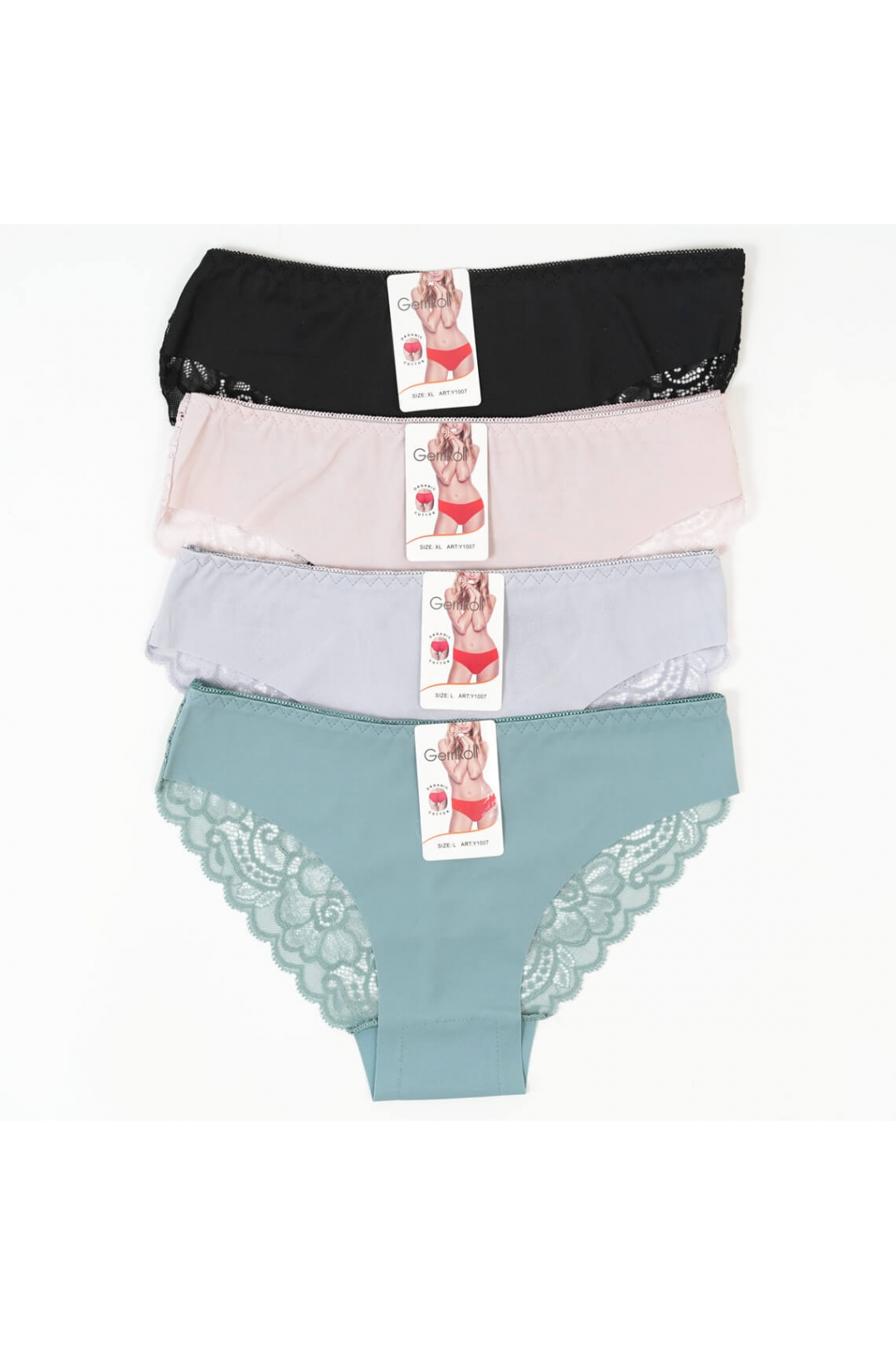 Труси жіночі білий еластан