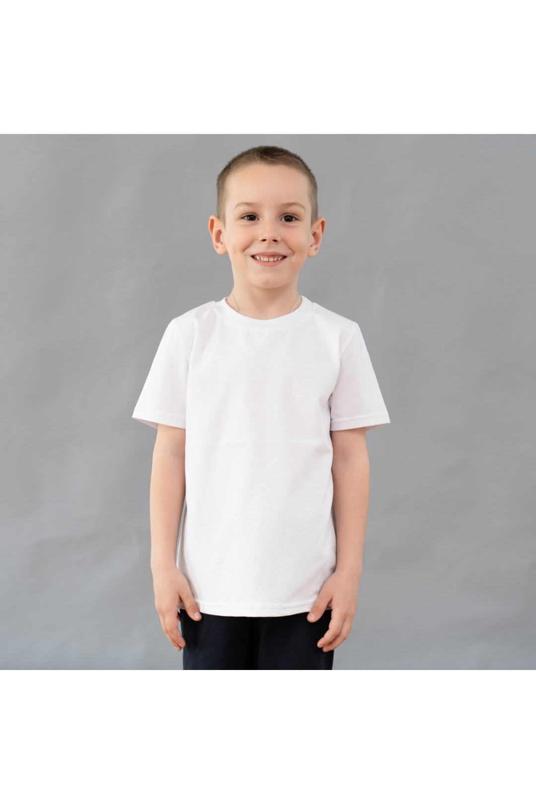 Футболка дитяча білий кулір