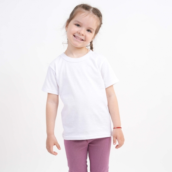 Футболка дитяча білий кулір