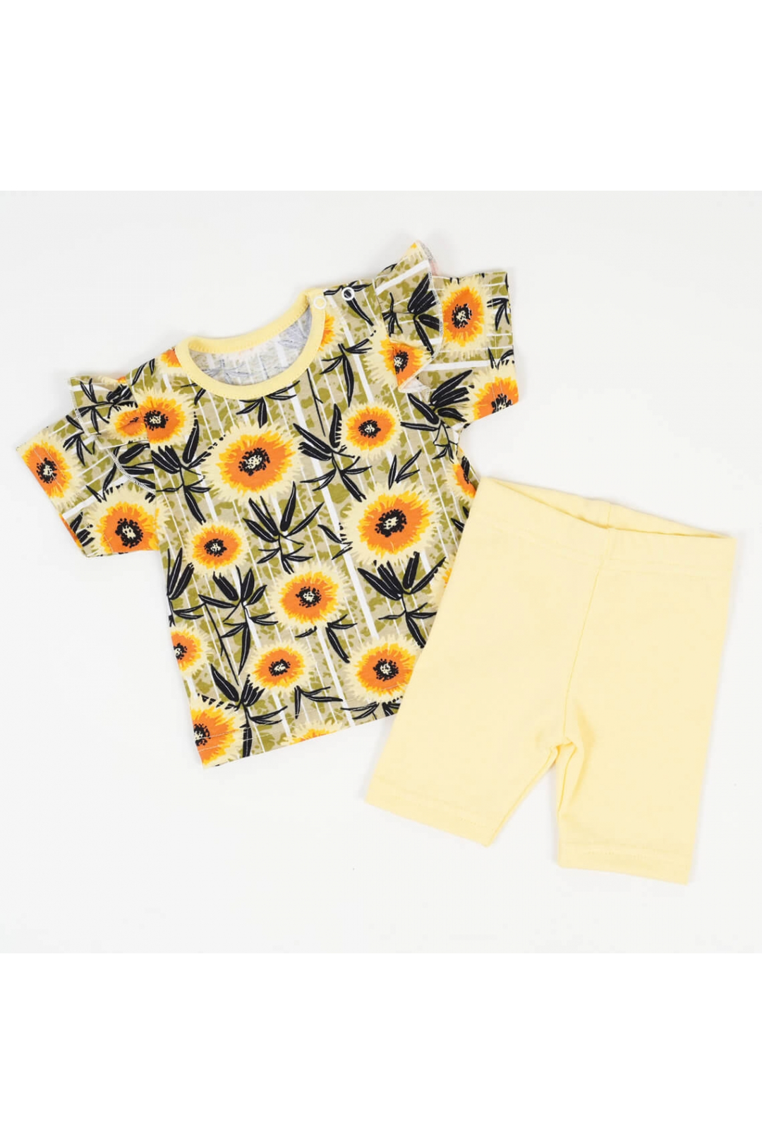 Костюм для дівчинки жовтий кулір