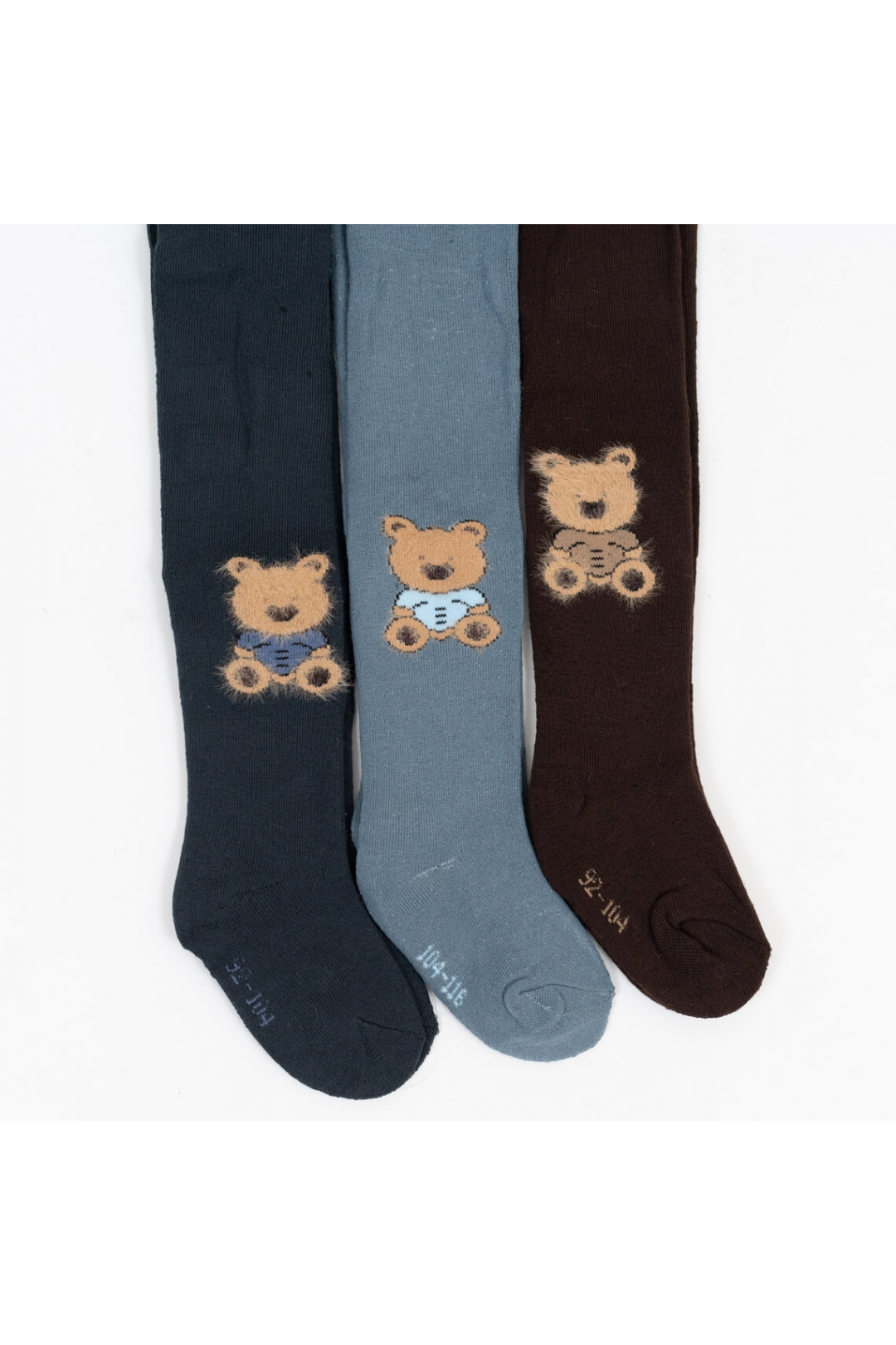 Колготки для хлопчика сіро-блакитний махра