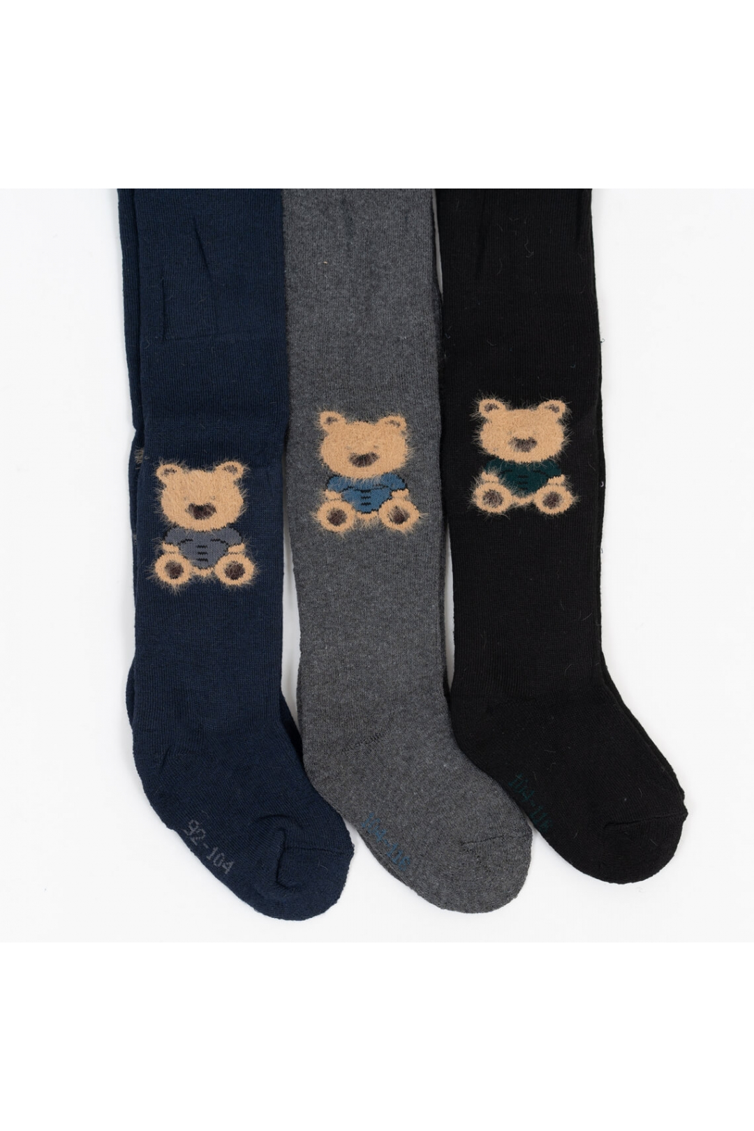 Колготки для хлопчика сіро-блакитний махра