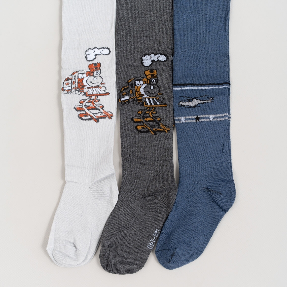 Колготки для хлопчика світло-сірий бавовна