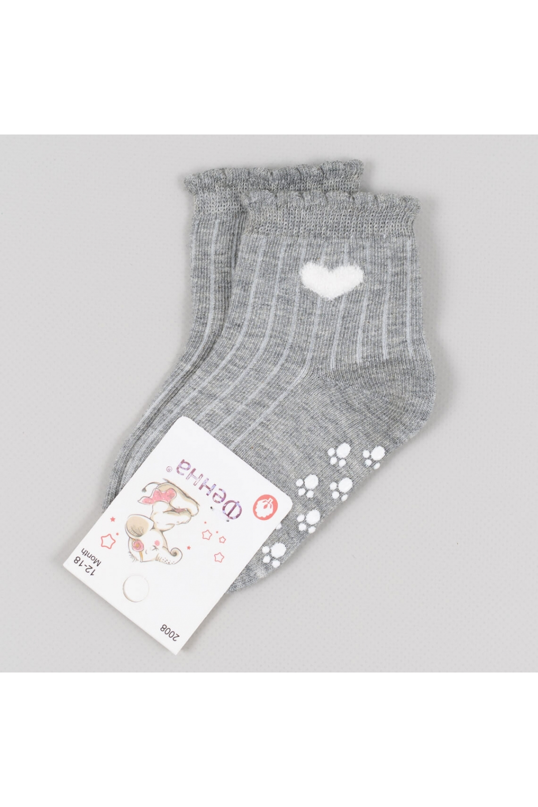 Шкарпетки для малят сірий бавовна