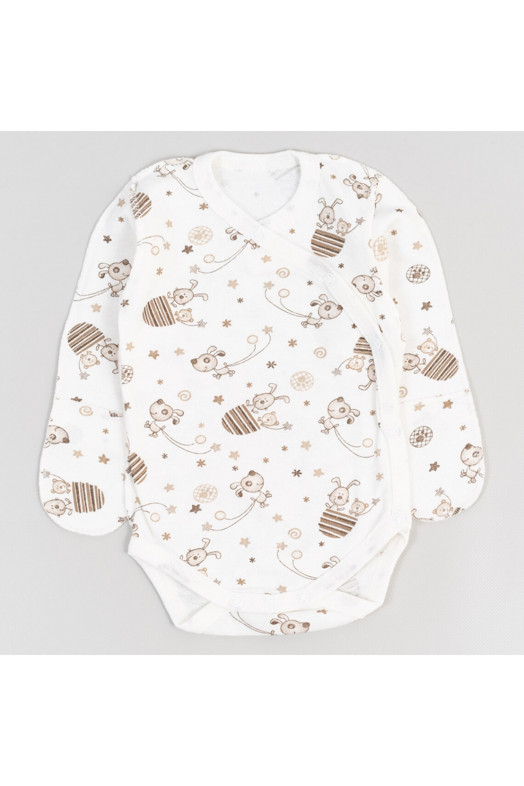 Боді для малят Друзі в кишені молочний начіс (футер)