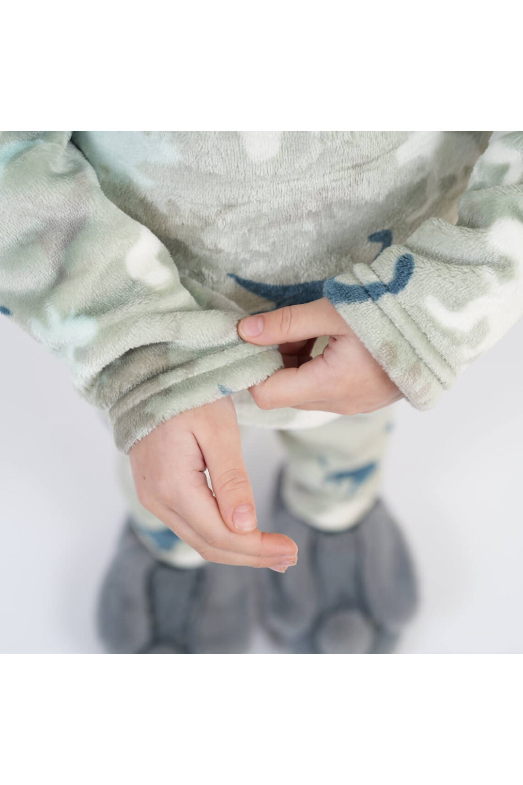 Піжама для хлопчика Діно олива велсофт