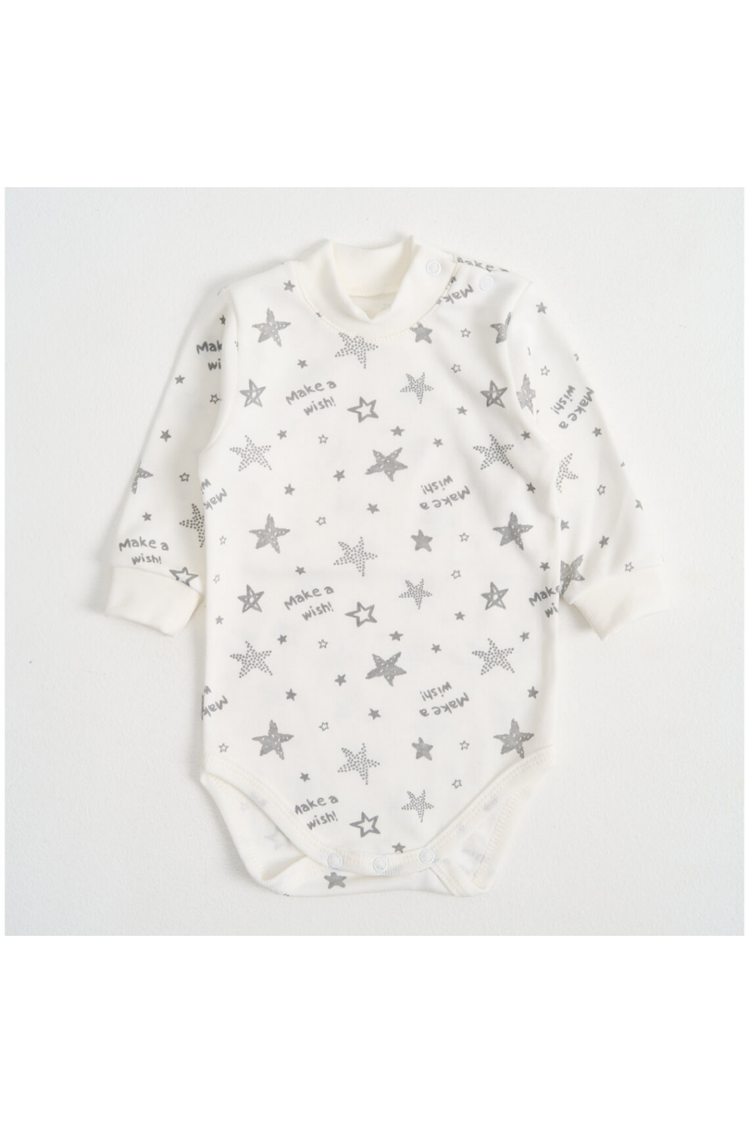 Сліп для новонароджених Зірочки молочний інтерлок