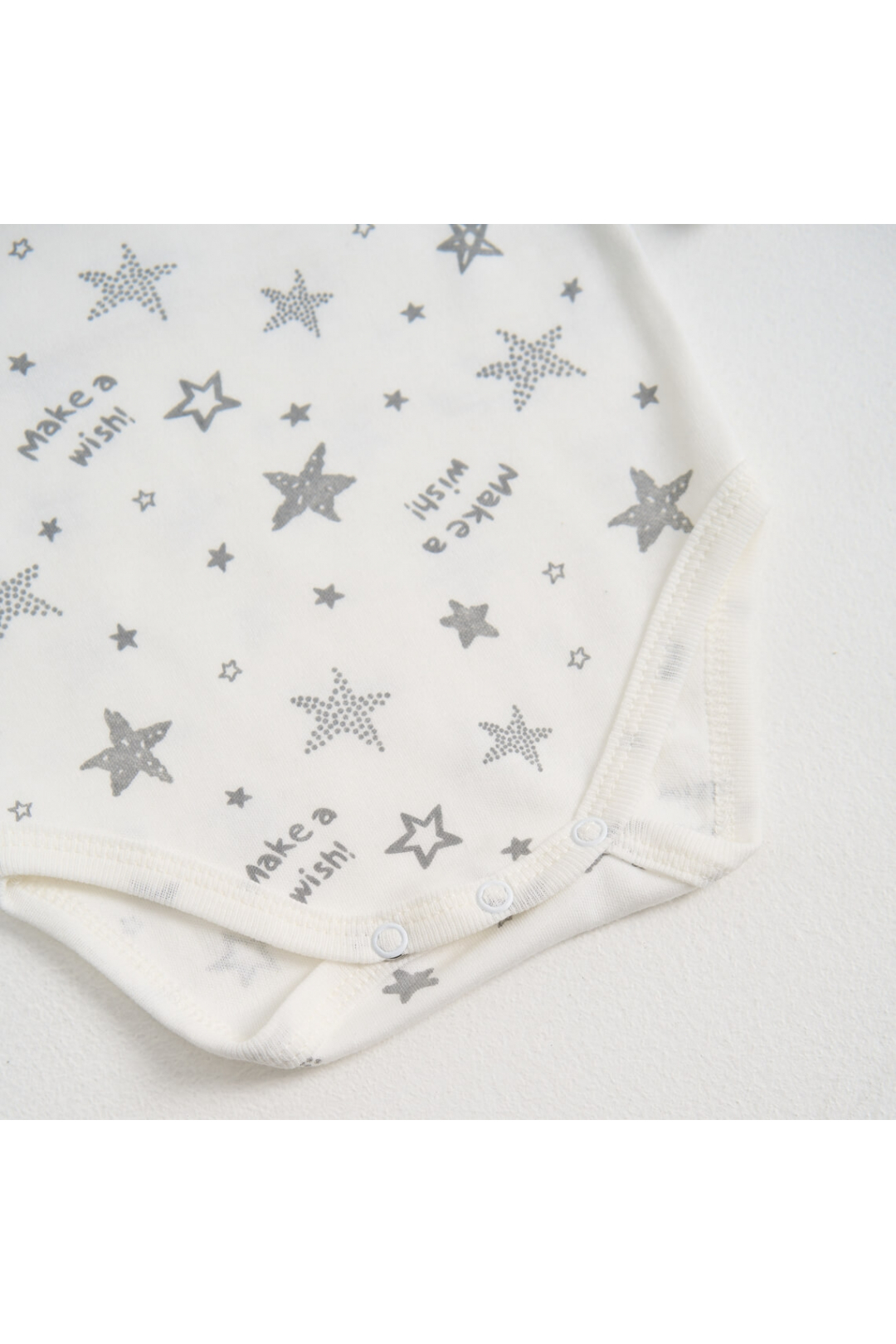 Сліп для новонароджених Зірочки молочний інтерлок