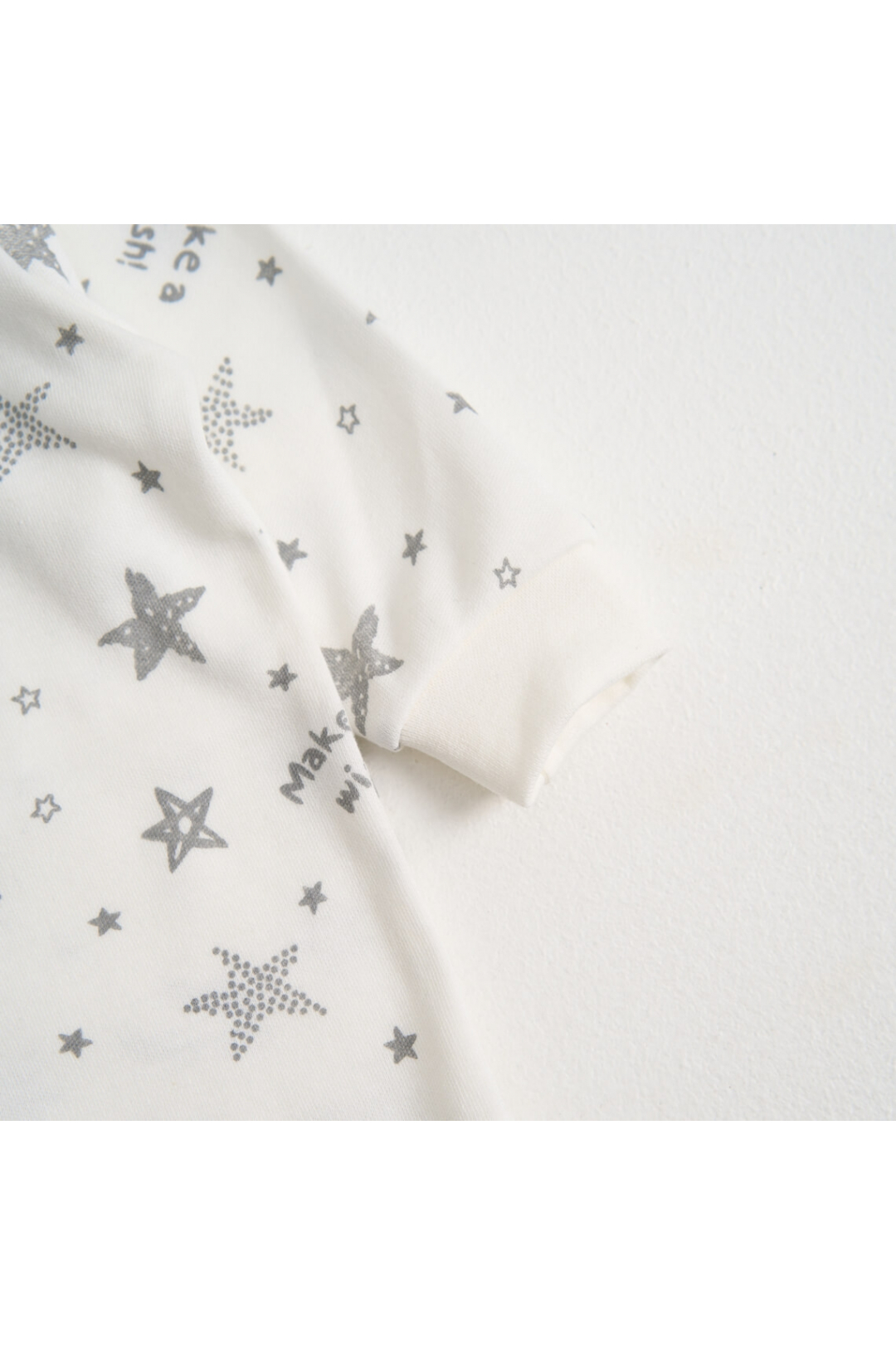 Сліп для новонароджених Зірочки молочний інтерлок