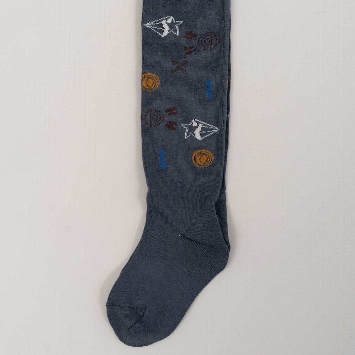 Колготки для хлопчика темно-сірий бавовна