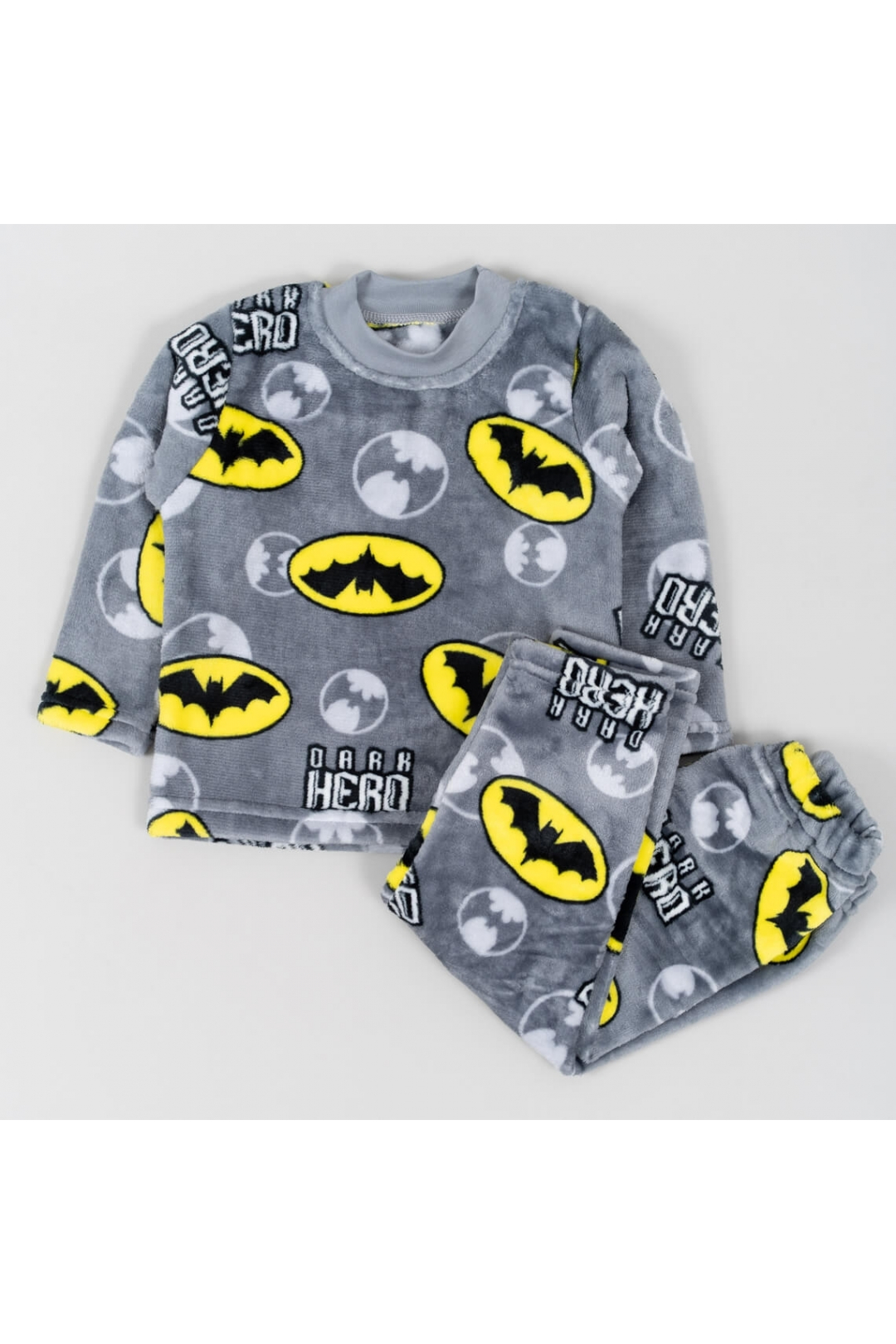 Піжама для хлопчика Batman сірий велсофт