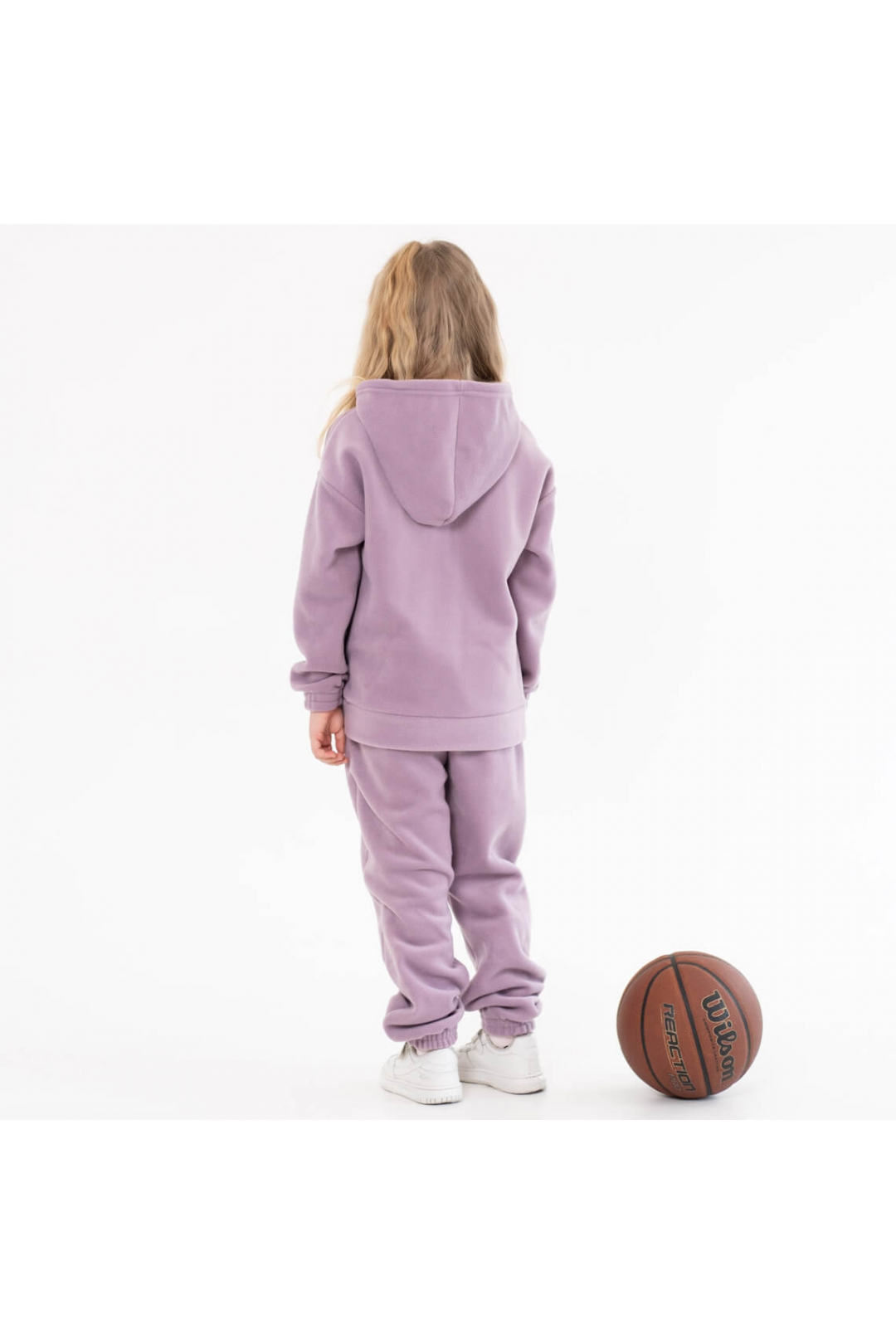 Костюм флісовий для дівчинки бузковий фліс