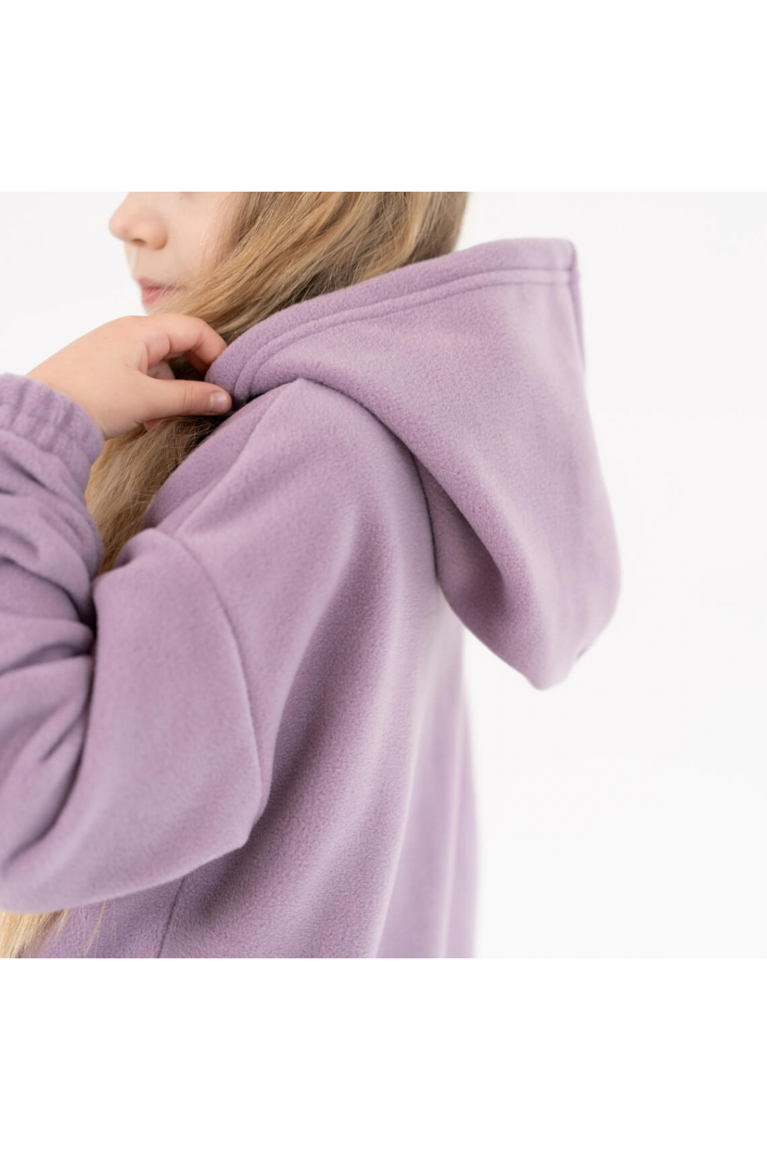 Костюм флісовий для дівчинки бузковий фліс