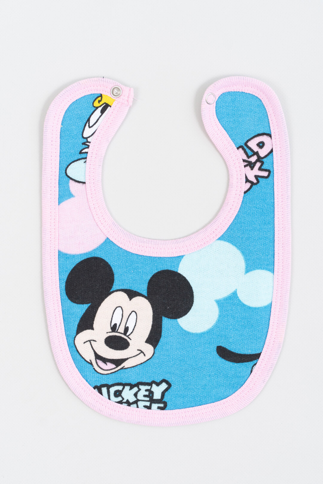 Слинявчик дитячий Мікі бірюзовий начіс (футер)