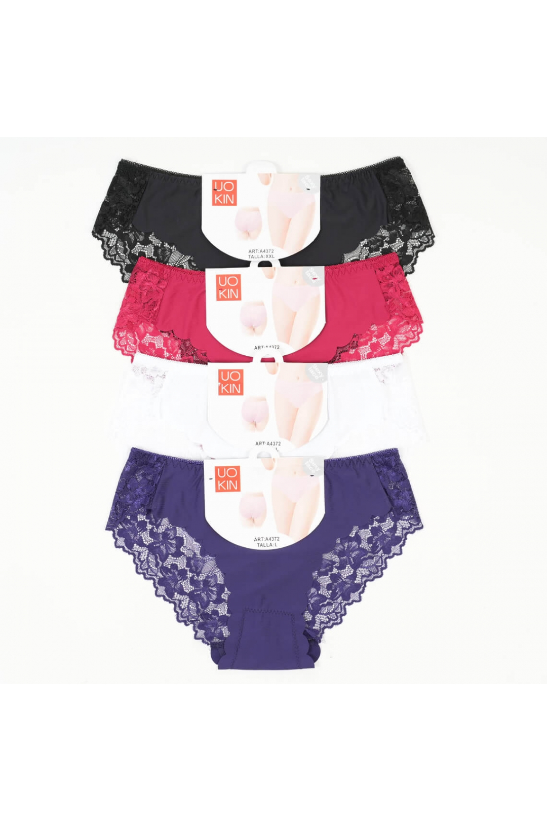 Труси жіночі червоний еластан