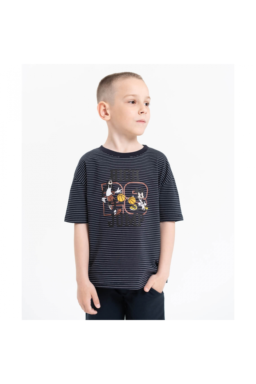 Футболка для хлопчика чорний фулікра