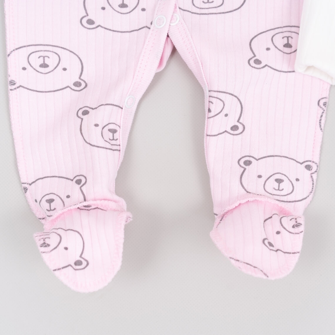 Комплект для новонароджених рожевий інтерлок пеньє