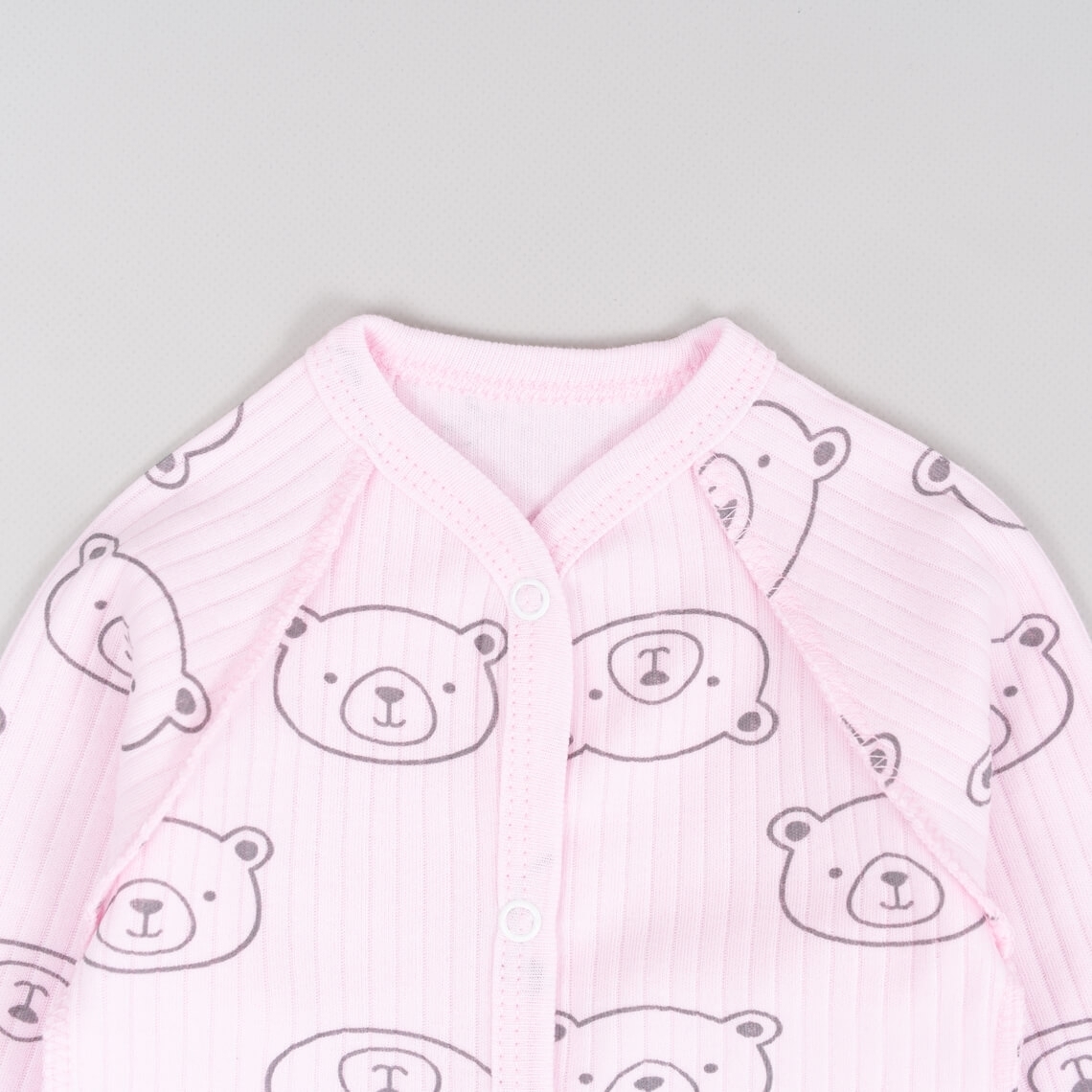 Комплект для новонароджених рожевий інтерлок пеньє