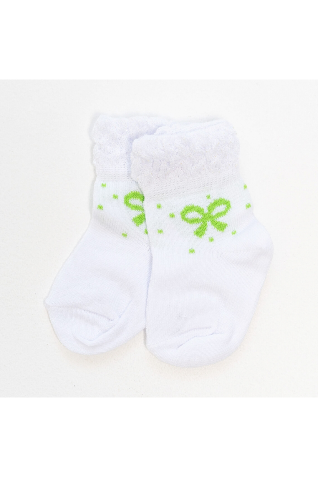 Шкарпетки для дівчинки білий бавовна