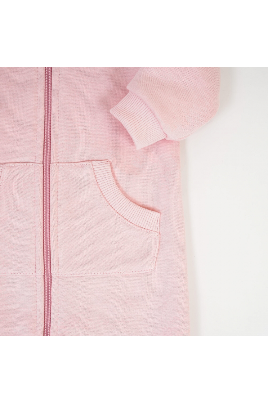 Комбінезон  дитячий рожевий пастель тринитка петля