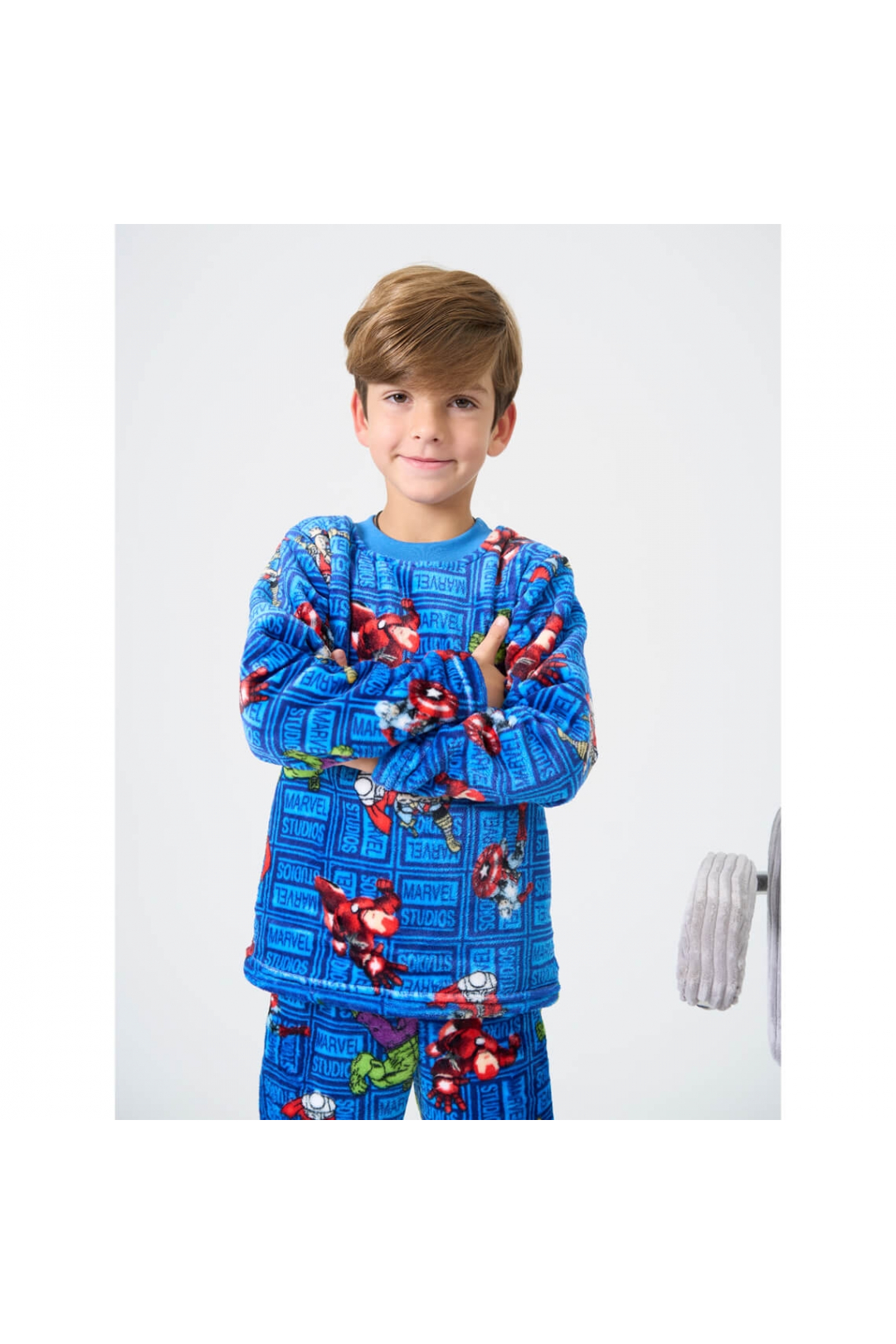 Піжама для хлопчика MARVEL синій велсофт