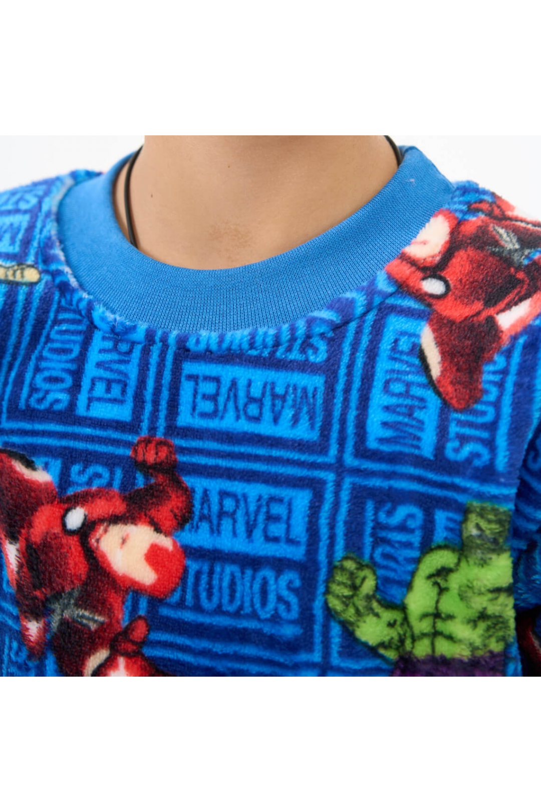 Піжама для хлопчика MARVEL синій велсофт