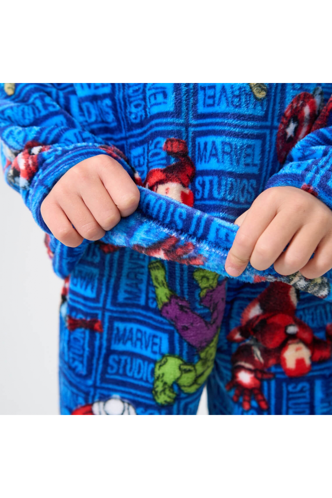 Піжама для хлопчика MARVEL синій велсофт