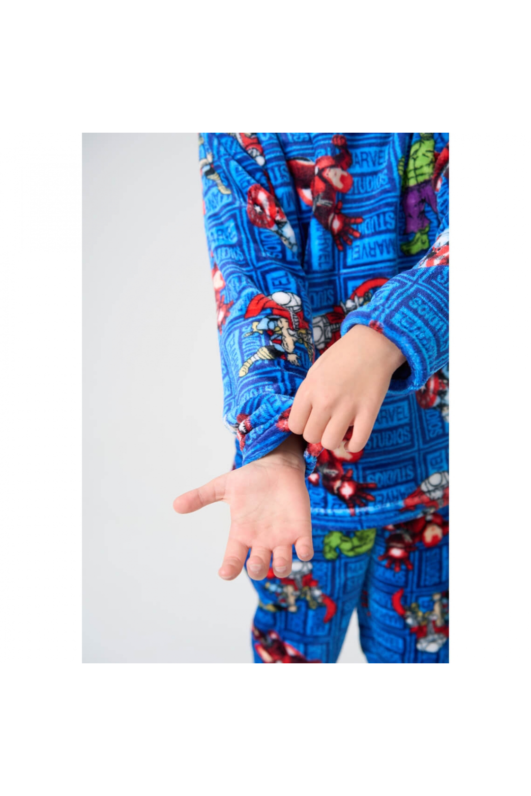 Піжама для хлопчика MARVEL синій велсофт