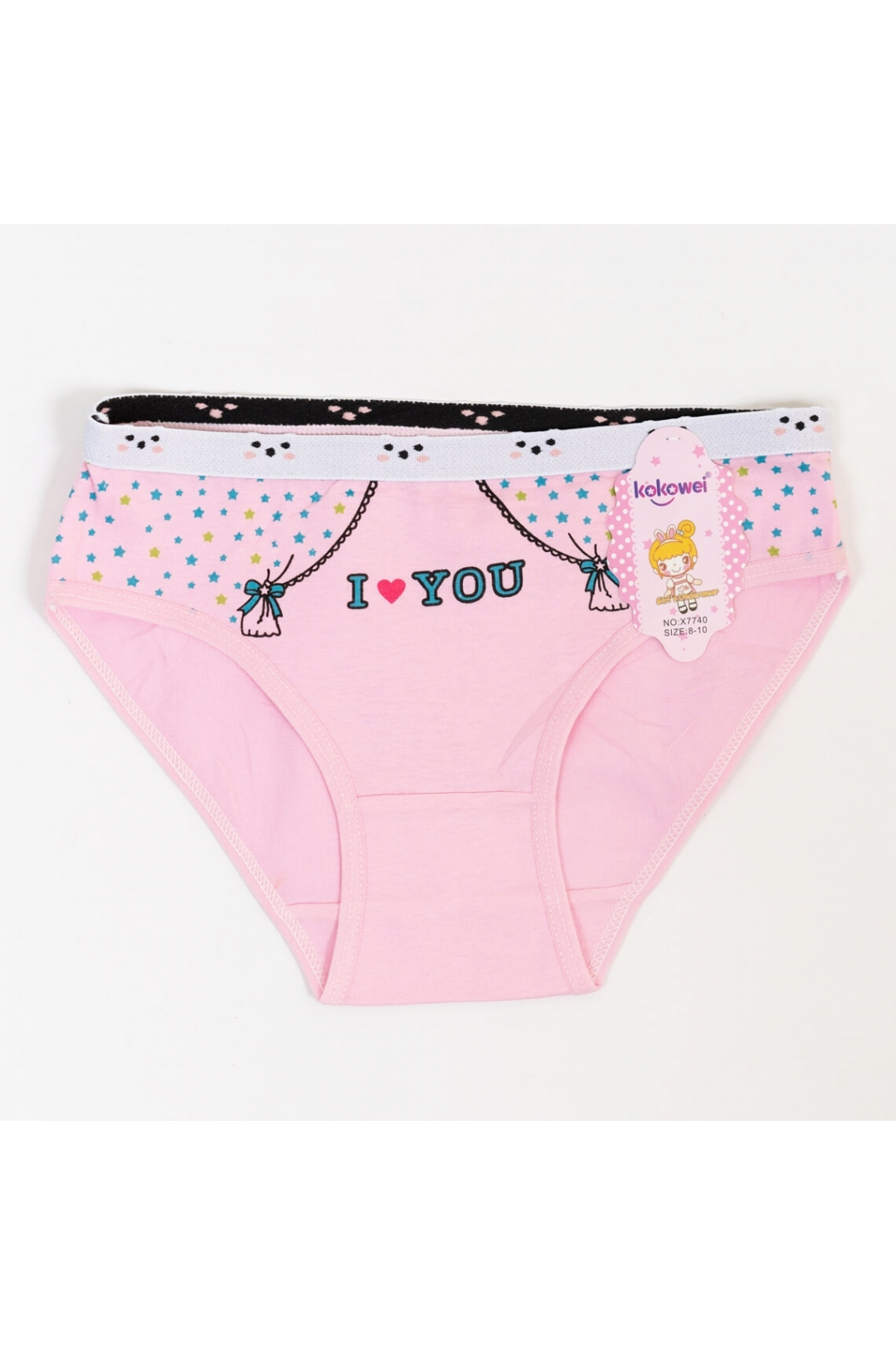 Трусики для дівчинки рожевий стретч-кулір