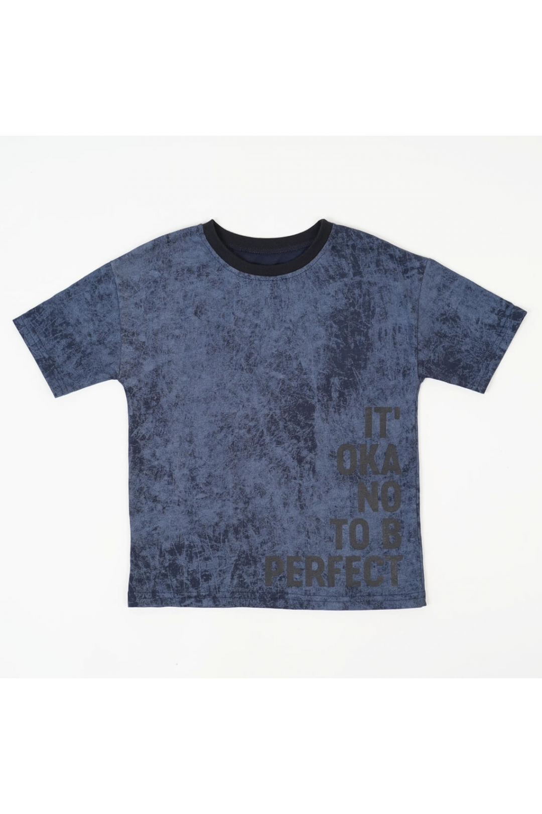 Комплект  для хлопчика синій стрейч-кулір