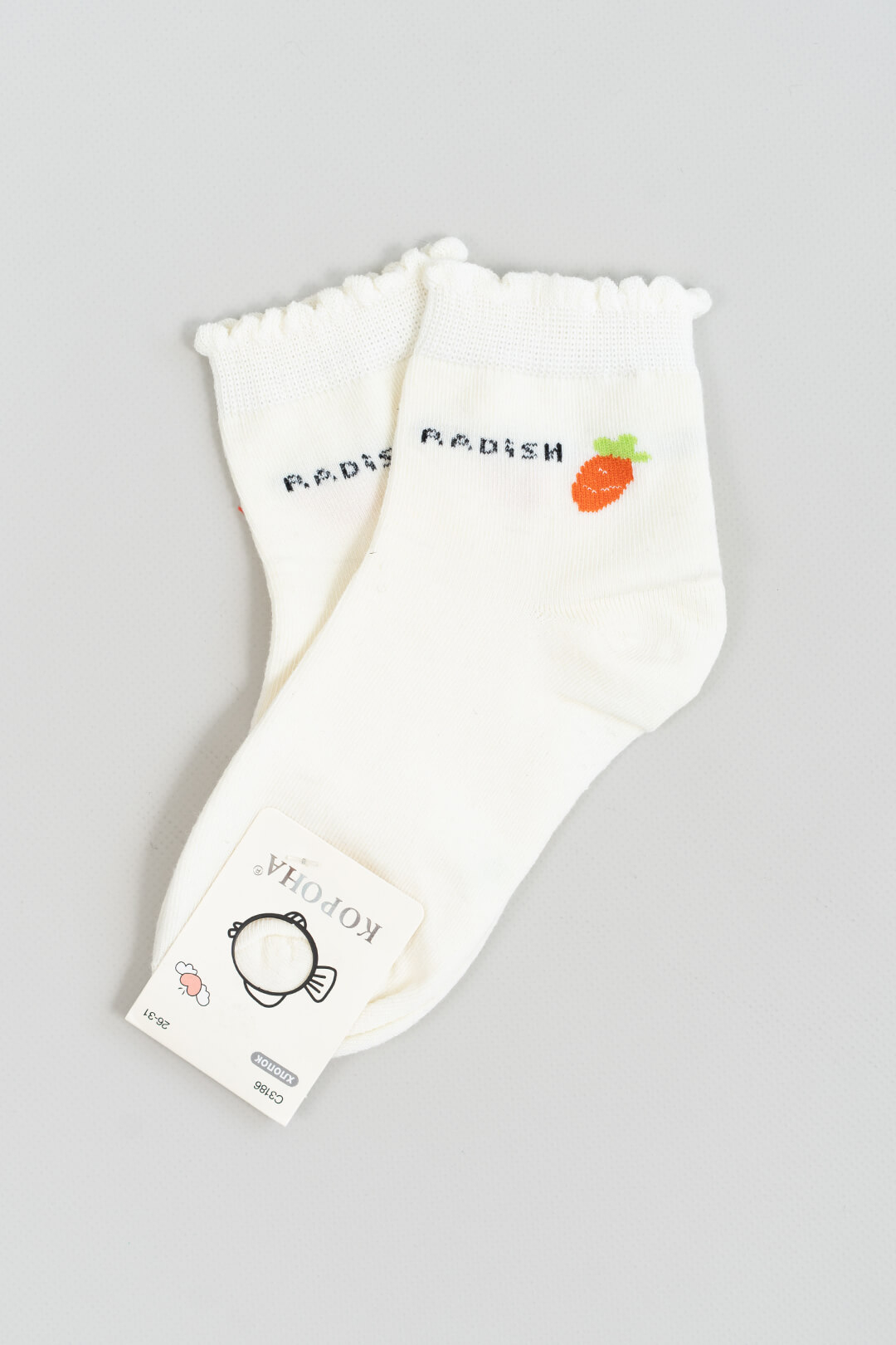 Шкарпетки для дівчинки молочний бавовна