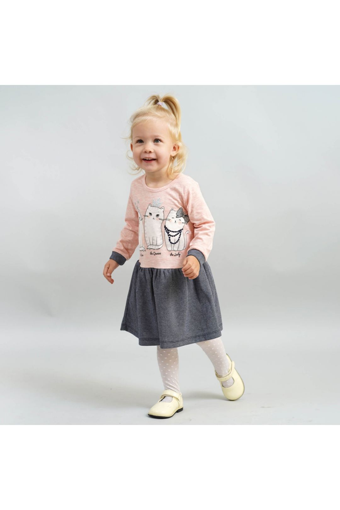 Сукня для дівчинки Три кота рожевий фулікра