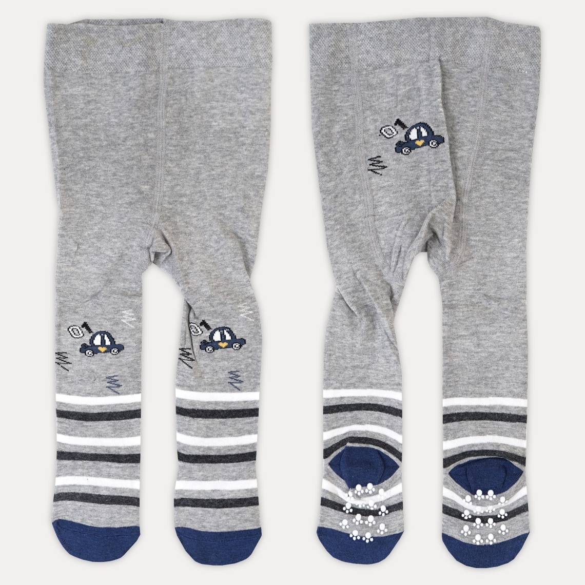 Колготки під памперс для хлопчика сірий бавовна