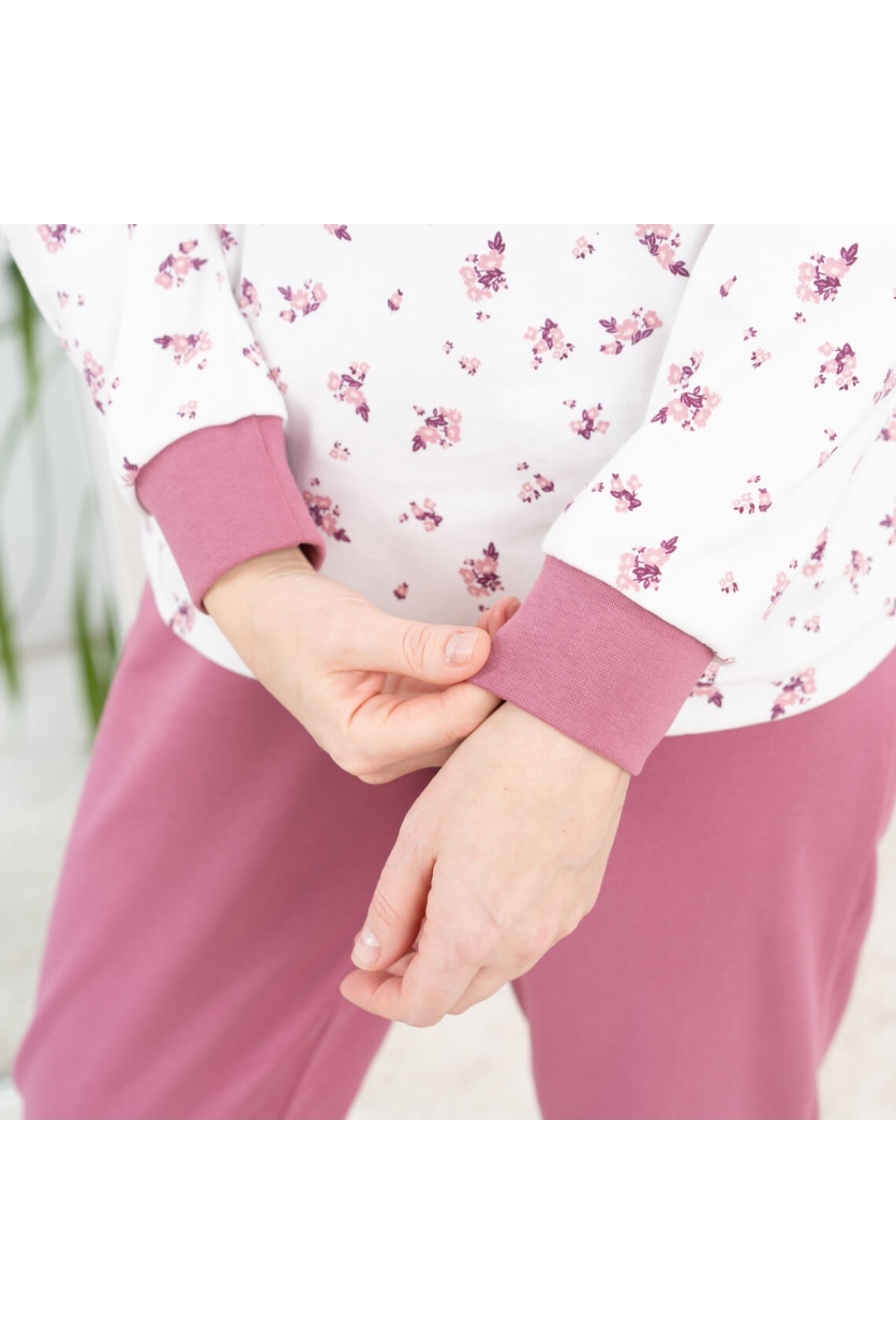 Піжама жіноча сливовий інтерлок пеньє