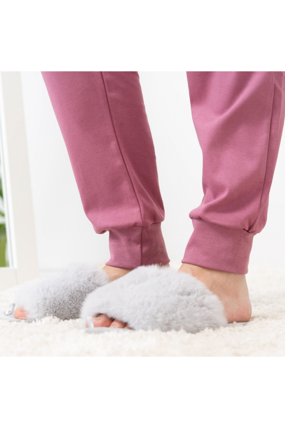 Піжама жіноча сливовий інтерлок пеньє